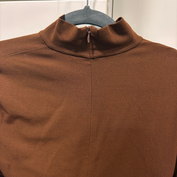 Zara draped knit long sleeve midi dress - Picture 10 of 12